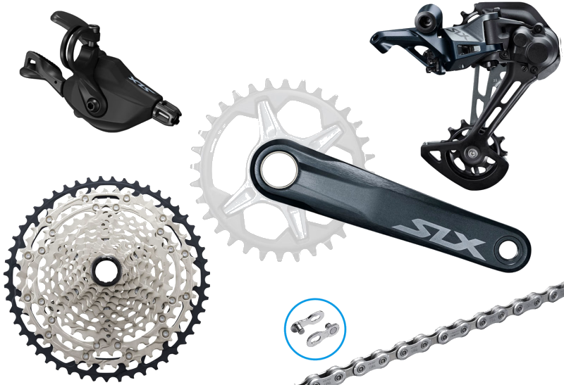 SLX M7100 1x12-speed Group